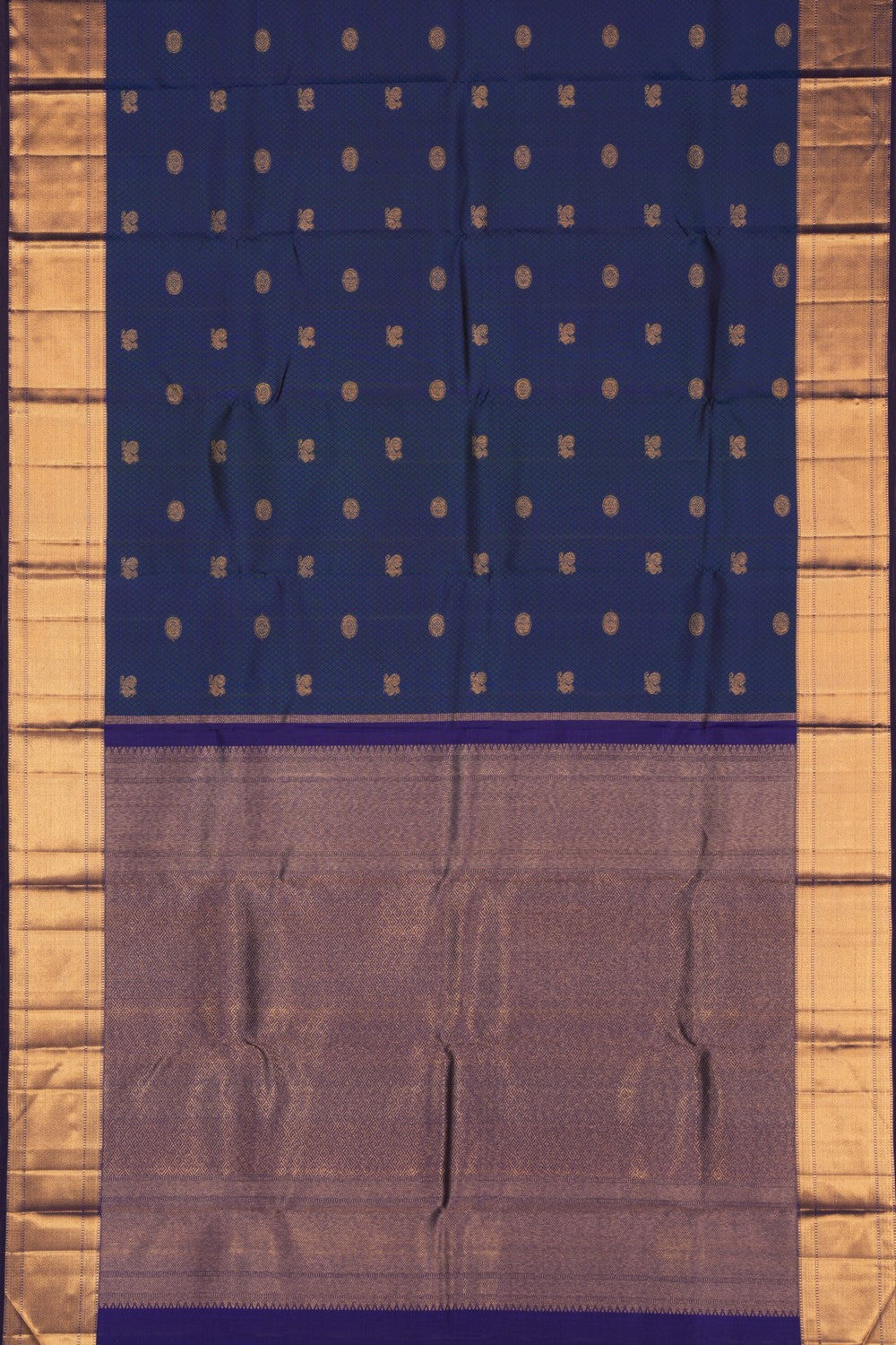 Image of South Silk Blue Saree